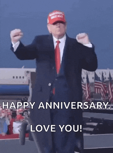 Birthday Trump GIF