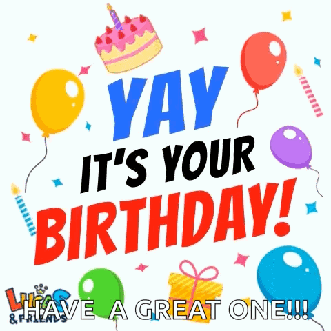 Birthday Wishes For Friend Yay GIF