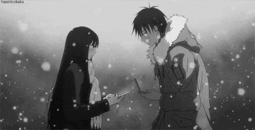 Black And White Cute GIF