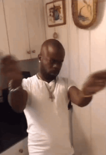 Black Guy Saying No Guy Dancing No GIF