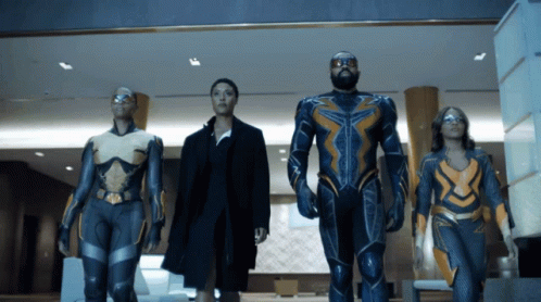 Black Lightning Pierce Family GIF