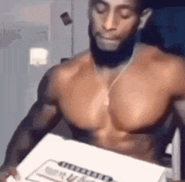 Black Man Donuts GIF