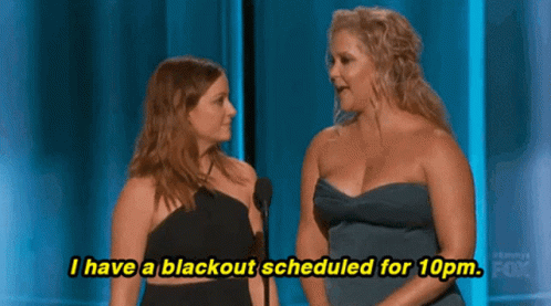 Blackout Drinking GIF