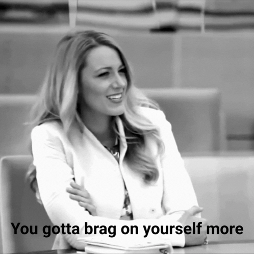 Blake Lively Brag GIF