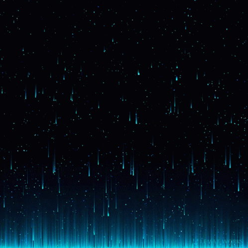 Blue Heart Black GIF