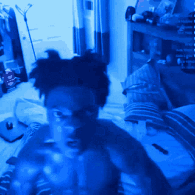 Blue Ishowspeed Funny GIF