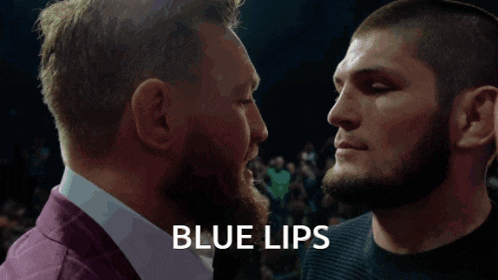 Blue Lips Conor Mcgregor GIF