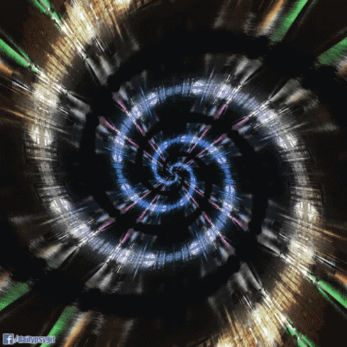 Blue Spiral GIF
