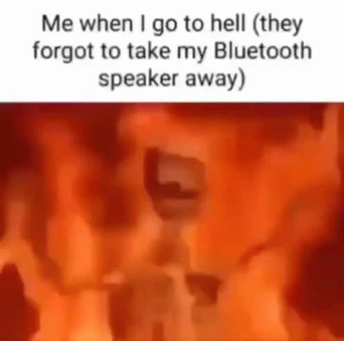 Bluetooth Speaker Hell GIF