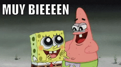 Bob Esponja Patricio Muy Bien GIF
