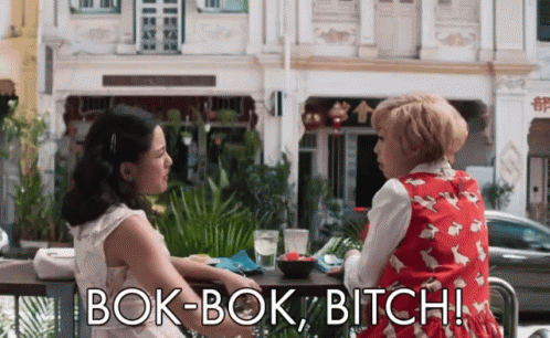Bok Bok Bitch Constance Wu GIF