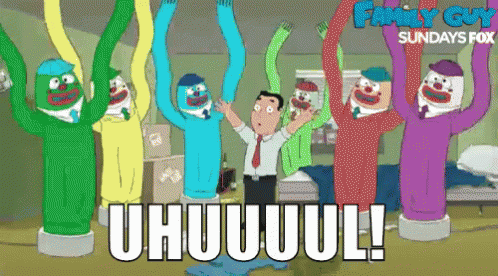 Bonecodeposto Uhul Comemorando GIF