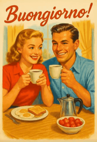 Bonjour Buenos Días GIF