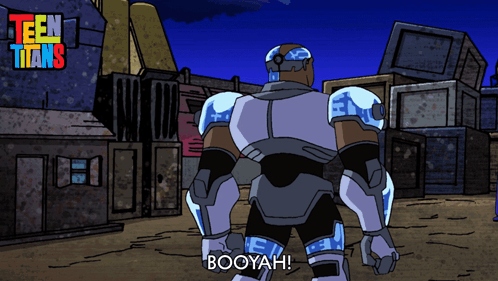Booyah Cyborg GIF