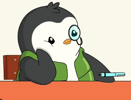 Bored Penguin GIF
