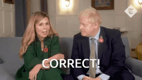 Boris Johnson Carrie Symonds GIF