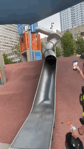 Boston Police Epic Slide GIF