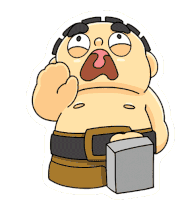 Botak Running Sticker