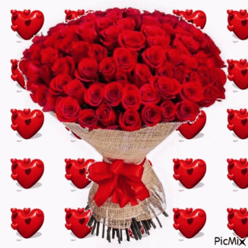 Bouquet Roses GIF