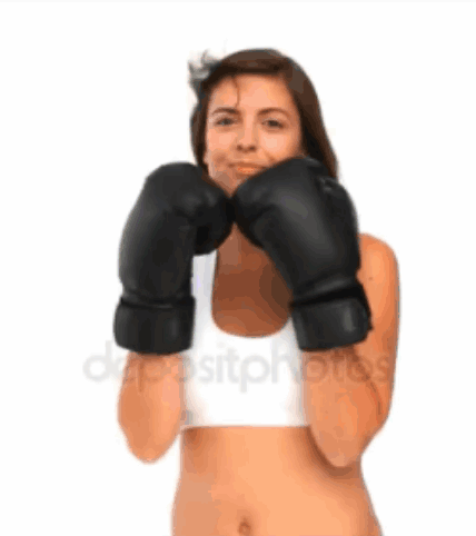 Boxing Woman GIF