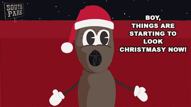 Boy Things Are Starting To Look Christmasy Now Mr Hankey GIF