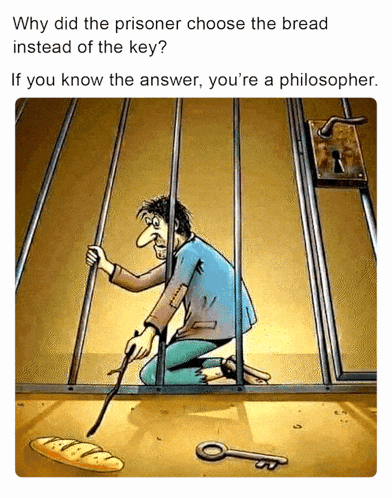 Bread Tastes Better Than Key Why Did The Prisoner Choose The Bread Instead Of The Key GIF