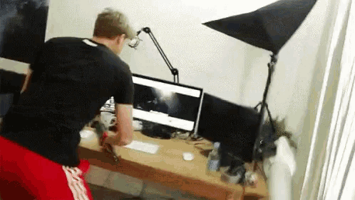 Breaking Computer GIF