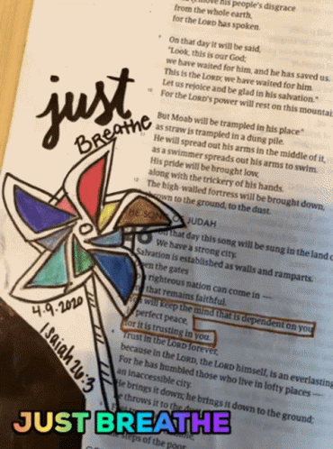 Breathe Just Breathe GIF