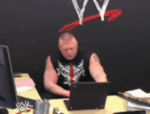 Brock Lesnar Destroys GIF