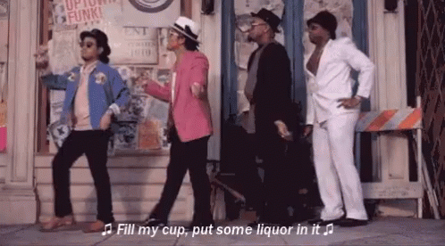 Bruno Mars Fill My Cup GIF