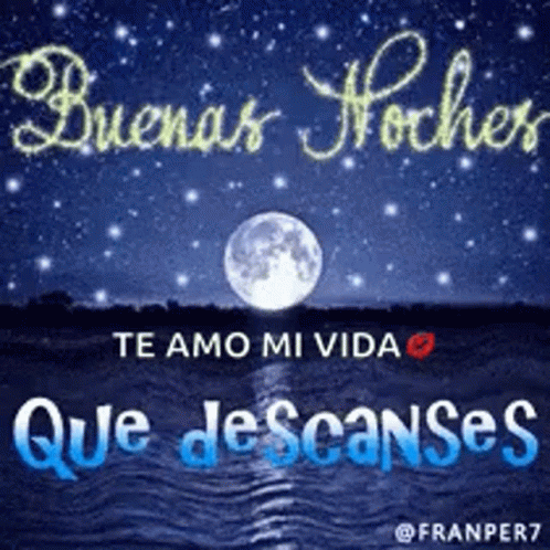 Buenas Noches Descanses GIF