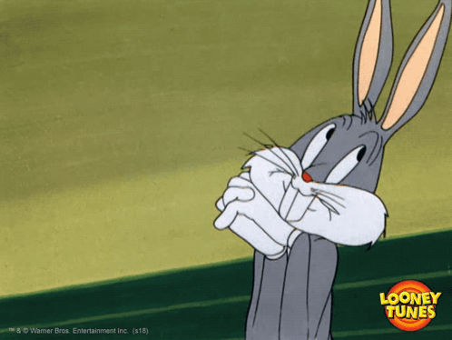 Bugs Bunny Blinking Eyes GIF