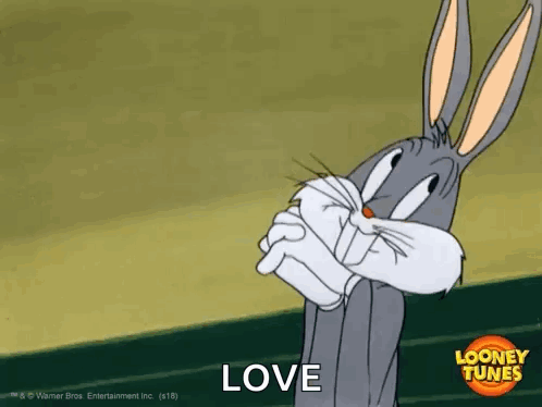 Bugs Bunny Blinking Eyes GIF