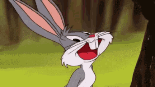 Bugs Bunny Laugh GIF