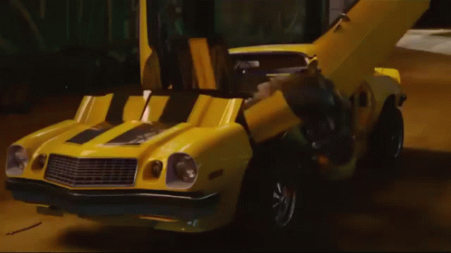 Bumblebee Camaro1977 GIF