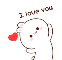 Bunny I Love You Sticker