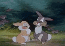 Bunny Kiss Disney GIF