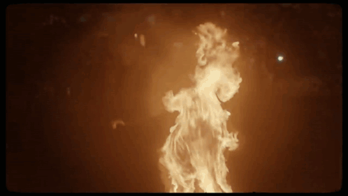 Burning Man On Fire GIF