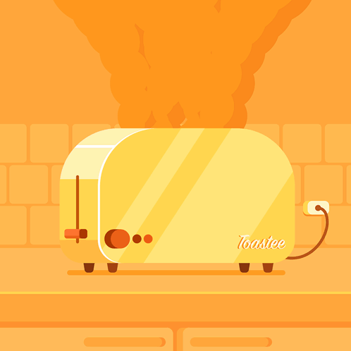 Burnt Toast Boiling GIF