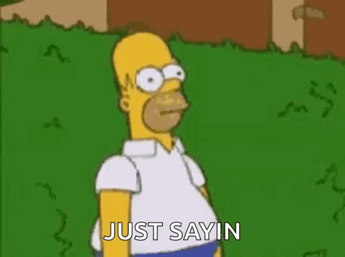 Bush Homer GIF