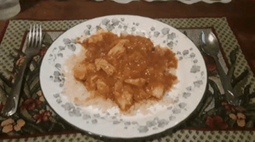 Butter Chicken Rice GIF
