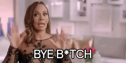 Bye Bitch GIF