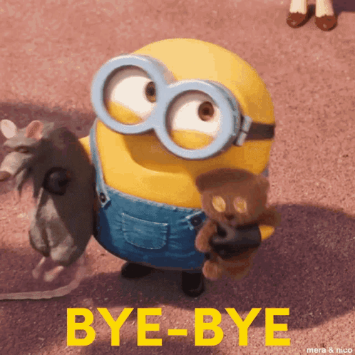 Bye-bye Bob GIF