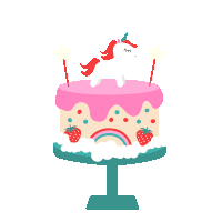 Cake Birthday Sticker