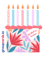 Cake Birthday Cake Sticker