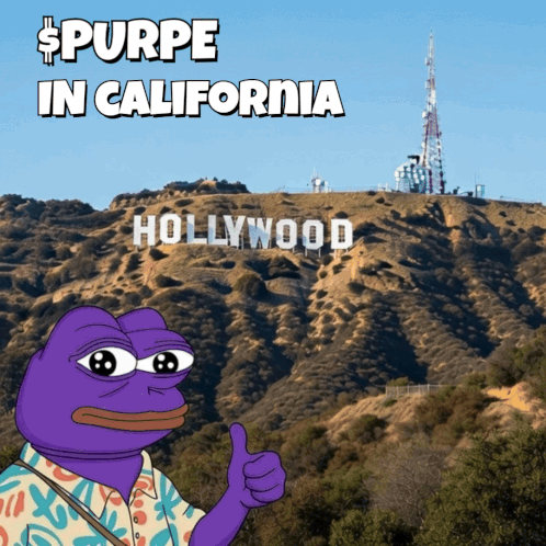 California Purple Pepe GIF