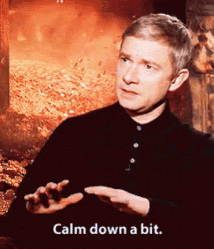 Calm Down Chill GIF