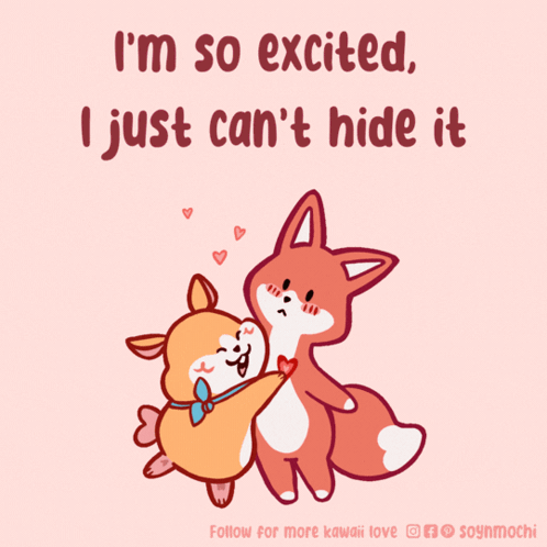 Cant-hide-it So-excited GIF