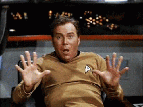 Captain Kirk GIF