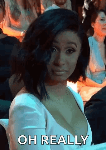 Cardib Ohreally GIF